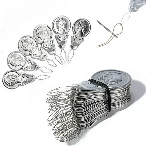 50pcs bow needle threader - 50pcs,