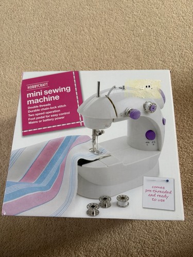 Hobbycraft mini sewing machine - hobbycraft,