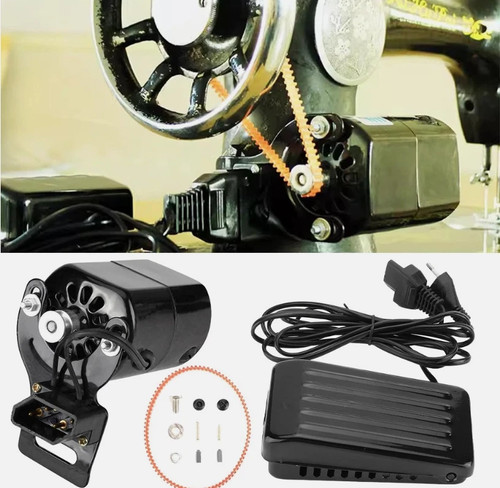 Sewing machine motor with - machine,